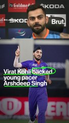When Virat Kohli defended young Arshdeep Singh