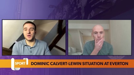 Dominic Calvert-Lewin situation at Everton with contract up in summer