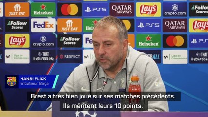 Flick : "Brest mérite ses 10 points"