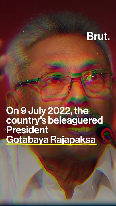 When protestors stormed Sri Lanka President's palace