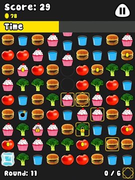 🧁 Pou’s Food Swap Challenge – Time’s Ticking, Keep Matching!