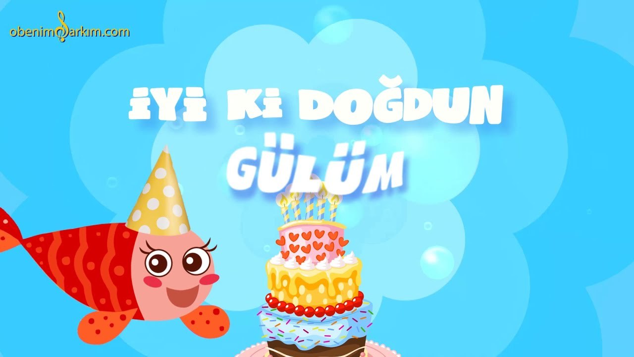 İyi ki Doğdun GÜLÜM - İsme Özel Kırmızı Balık Doğum Günü Şarkısı