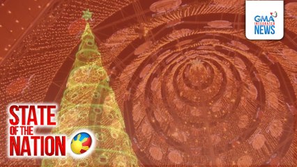 202-ft giant christmas tree na ang disenyo'y hango sa Noah's Ark, pinailawan | SONA