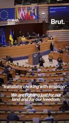 President Zelenskyy's emotional appeal to European leaders