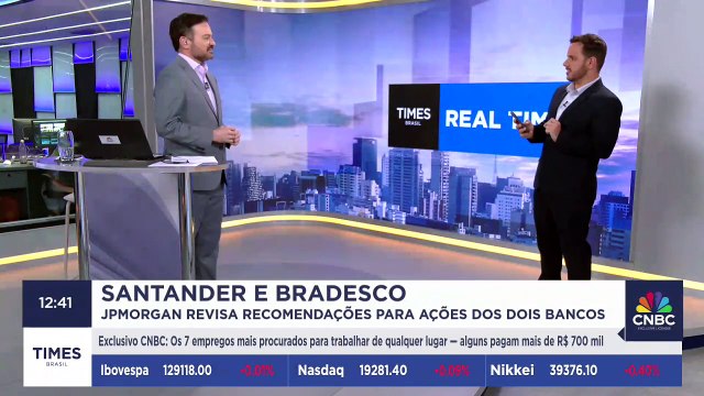Rodrigo Loureiro sobre ações de Santander e Bradesco: JPMorgan mudou projeções para esses bancos