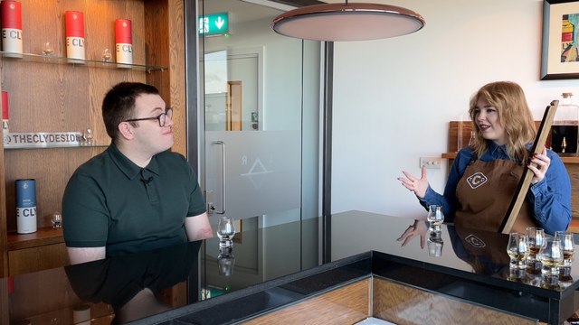 We learn how to taste whisky at Glasgow’s Clydeside Distillery