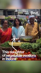 Daughter of vegetable vendors becomes a judge