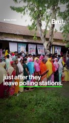 INDIA vs. NDA on exit poll results