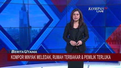 Kompor Meledak, Rumah Semi Permanen di Jambi Ludes Terbakar