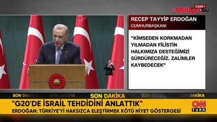 Kabine toplantısı sona erdi! Erdoğan alınan kararları açıklıyor...