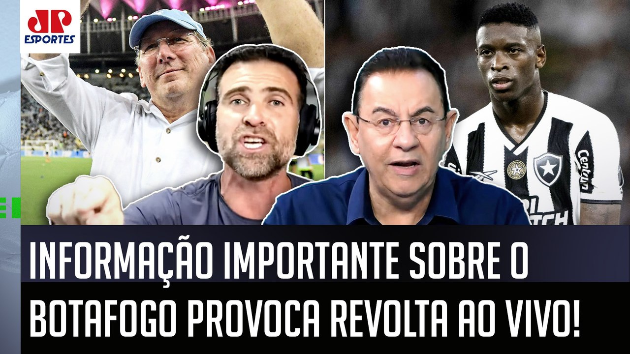 "ISSO É UMA VERGONHA, cara! SAIU AGORA A NOTÍCIA de que o Botafogo..." OLHA o que DEU POLÊMICA!