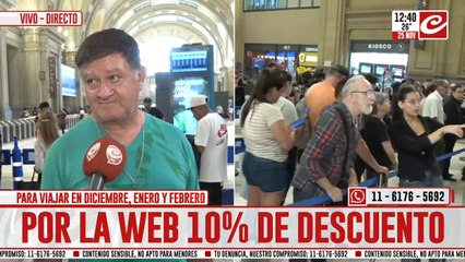 Comenzó la venta de pasajes en tren