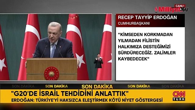 Kabine toplantısı sona erdi! Erdoğan alınan kararları açıklıyor...