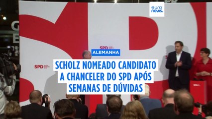 Scholz é nomeado candidato a chanceler do seu partido após semanas de dúvidas