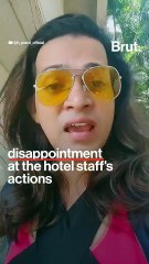 Actor accuses hotel staff of gender discrimination