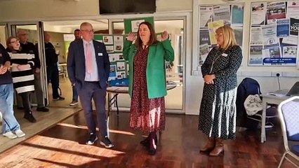 NNSE anniversary event Alison Holland with councillors
