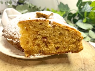 Bizcocho esponjoso de turrón de Jijona - Cocina Fácil