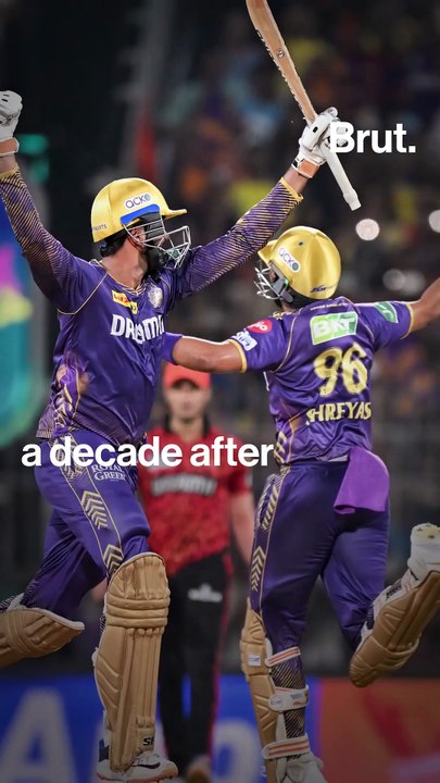How KKR celebrated its IPL win
