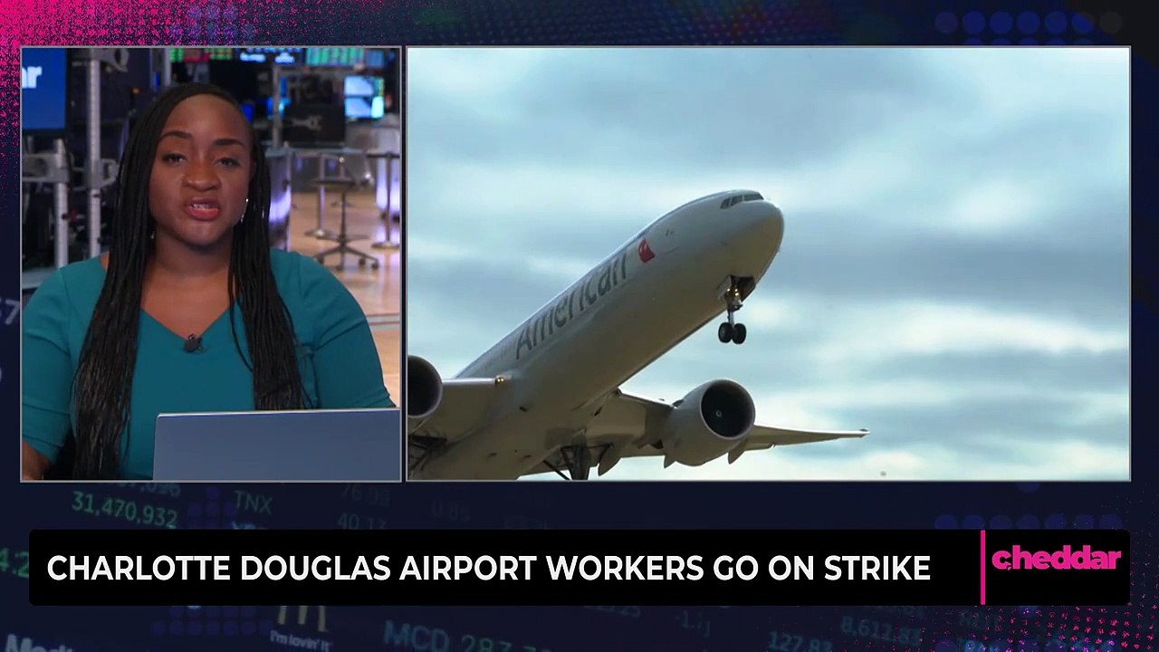 Charlotte Douglas Airport Workers go on Strike
