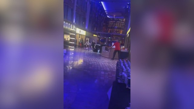 ¡Qué miedo! Un crucero en España se pone a 45 grados por los vientos con 5.000 pasajeros dentro
