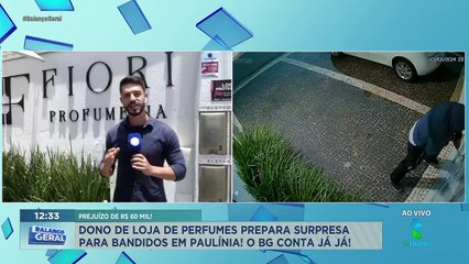 Trio tenta furtar perfumaria em Paulínia, mas encontra loja vazia