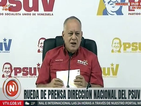 Vpdte. del PSUV Cabello: Caracas se ha convertido en la capital mundial de la lucha contra el fascismo
