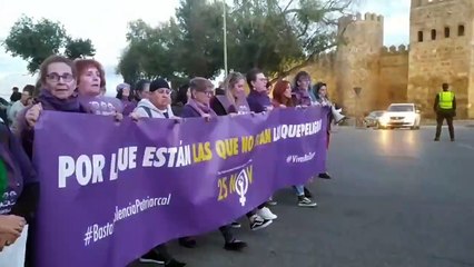 Manifestación en Toledo por el 25N