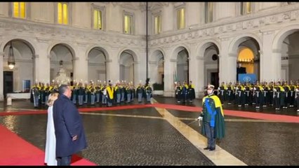 Italia-Repubblica Congo, prima volta la GdF a cerimonia resa onori