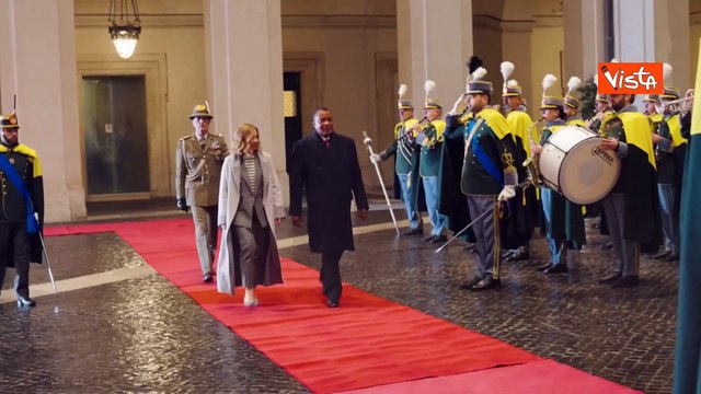 Meloni accoglie il Presidente del Congo e lo saluta in francese: ?Un grand plaisir?
