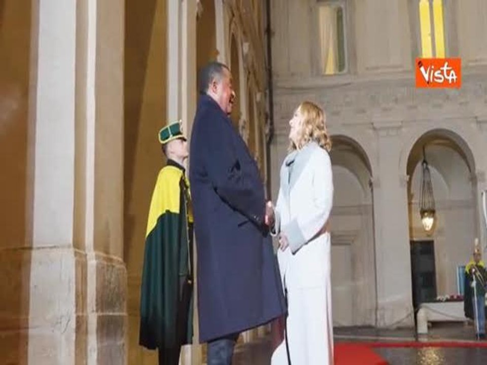 Meloni accoglie il Presidente del Congo e lo saluta in francese: “Un grand plaisir”