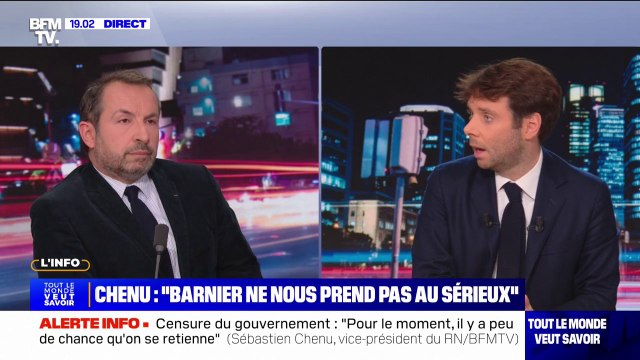 Désindexation du barème de l'impôt sur le revenu: Je ne crois pas qu'il faille aller faire les poches des Français , explique Sébastien Chenu (RN)
