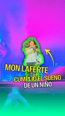 Mon Laferte cumplió el sueño de un niño