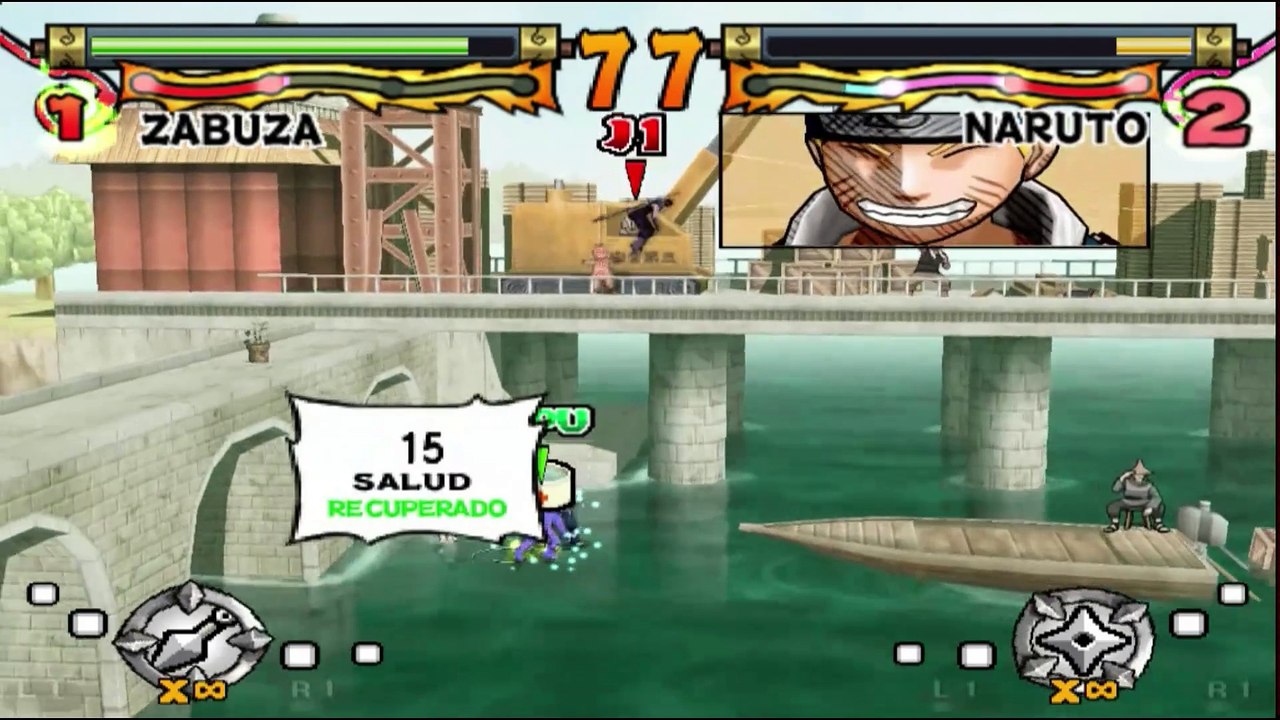 Naruto Ultimate Ninja - 2003 - Saga de ZABUZA MOMOCHI- PS2