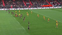 TOP 14 - Essai de Clément VERGE (ST) - Stade Toulousain - USA Perpignan