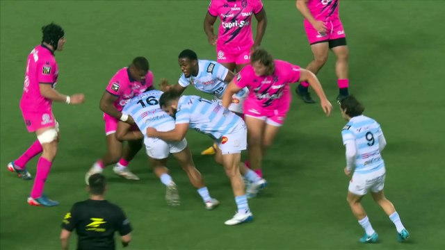 TOP 14 - Essai de Cameron WOKI (R92) - Stade Français Paris - Racing 92