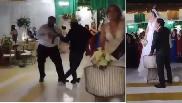 ¡Cuando no te debas casar habrán señales! Grupo armado interrumpe matrimonio y hasta muerto hubo