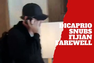 DiCaprio slammed for snubbing Fijian farewell