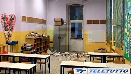 Video News - Crolla il controsoffitto, 130 bambini a casa