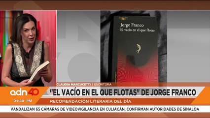 "El vicio en el que flotas" de Jorge Franco, la recomendación literaria del día
