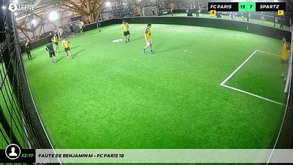 Faute de Benjamin M - Fc Paris 18