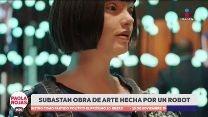 Subastan obra de arte hecha por un robot