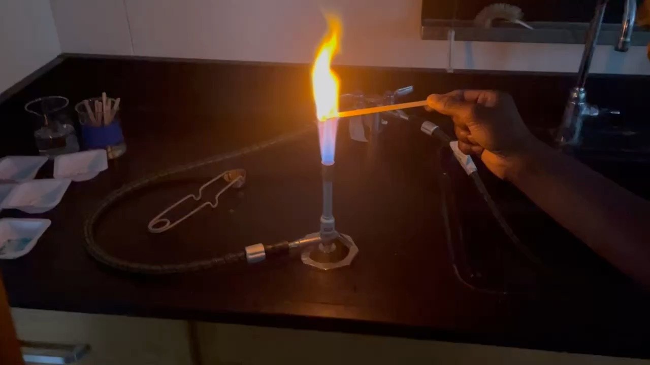 Chemistry fire test