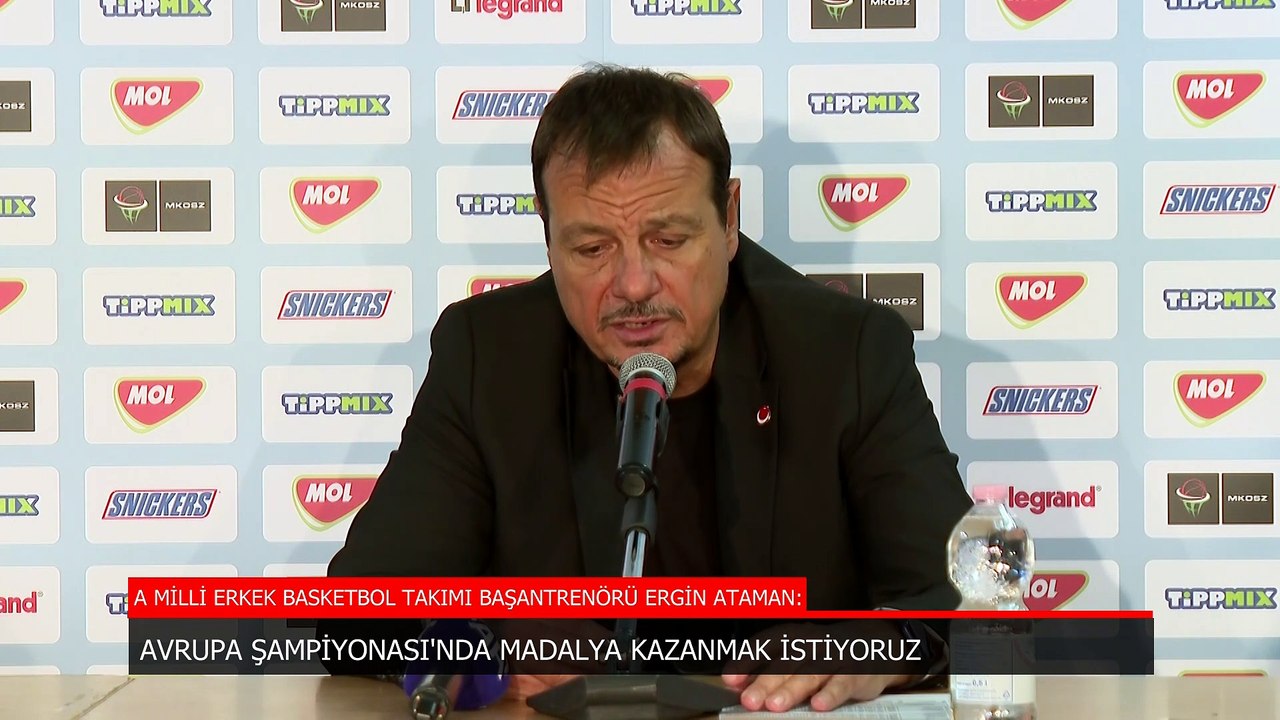 Ergin Ataman: Avrupa Şampiyonası'nda madalya kazanmak istiyoruz