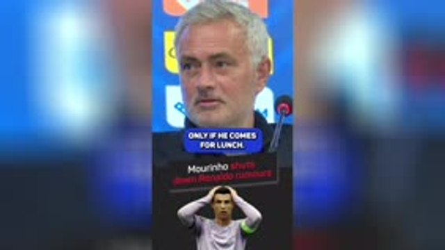 'Totally bull****' - Mourinho shuts down Ronaldo to Fenerbahce rumours