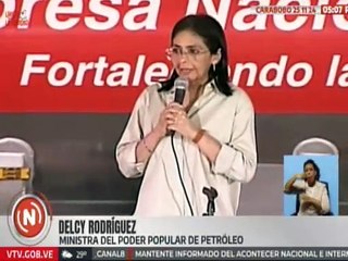 Min. Delcy Rodríguez: El imperialismo siempre ha soñado con apropiarse de nuestros recursos