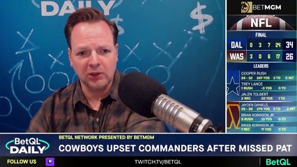 Joe O, "Who the hell are the Commanders to be laying double-digits?