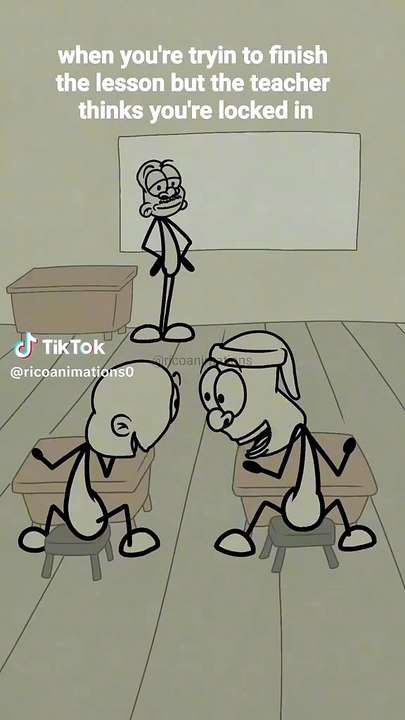lessons be taking forever 😓 #viral #kids #fyp #ricoanimations #funnyvideos #memes