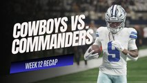 NFL FINAL SCORE: Tale of Two Halfs, Cowboys Edge Commanders in Wild Fourth-Quarter Shootout, 34-26