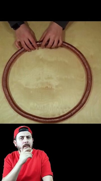 Train with copper and battery