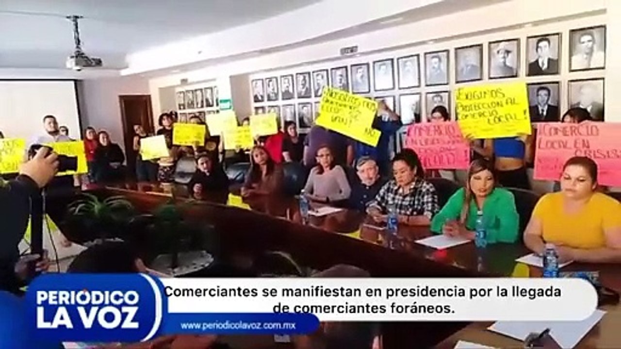 Comerciantes locales molestos por la instalación de vendedores de Moroleon.